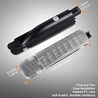 Vista 5 de NDRUSH - Luces interiores LED para panel de puerta, luz de cortesía o advertencia para puerta de vehículo