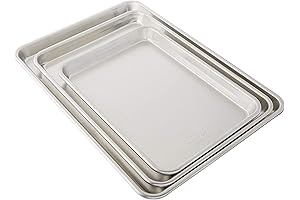 Nordic Ware 3 Piece Baker’s Delight Set: Essential Half Sheet Pans for Everyday Baking