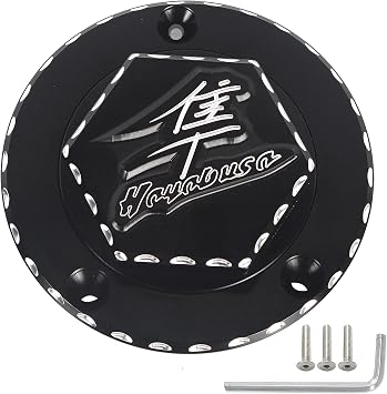 Fuel Tank Gas Cap Cover Compatible with Suzuki Hayabusa GSX1300R 2008-2020