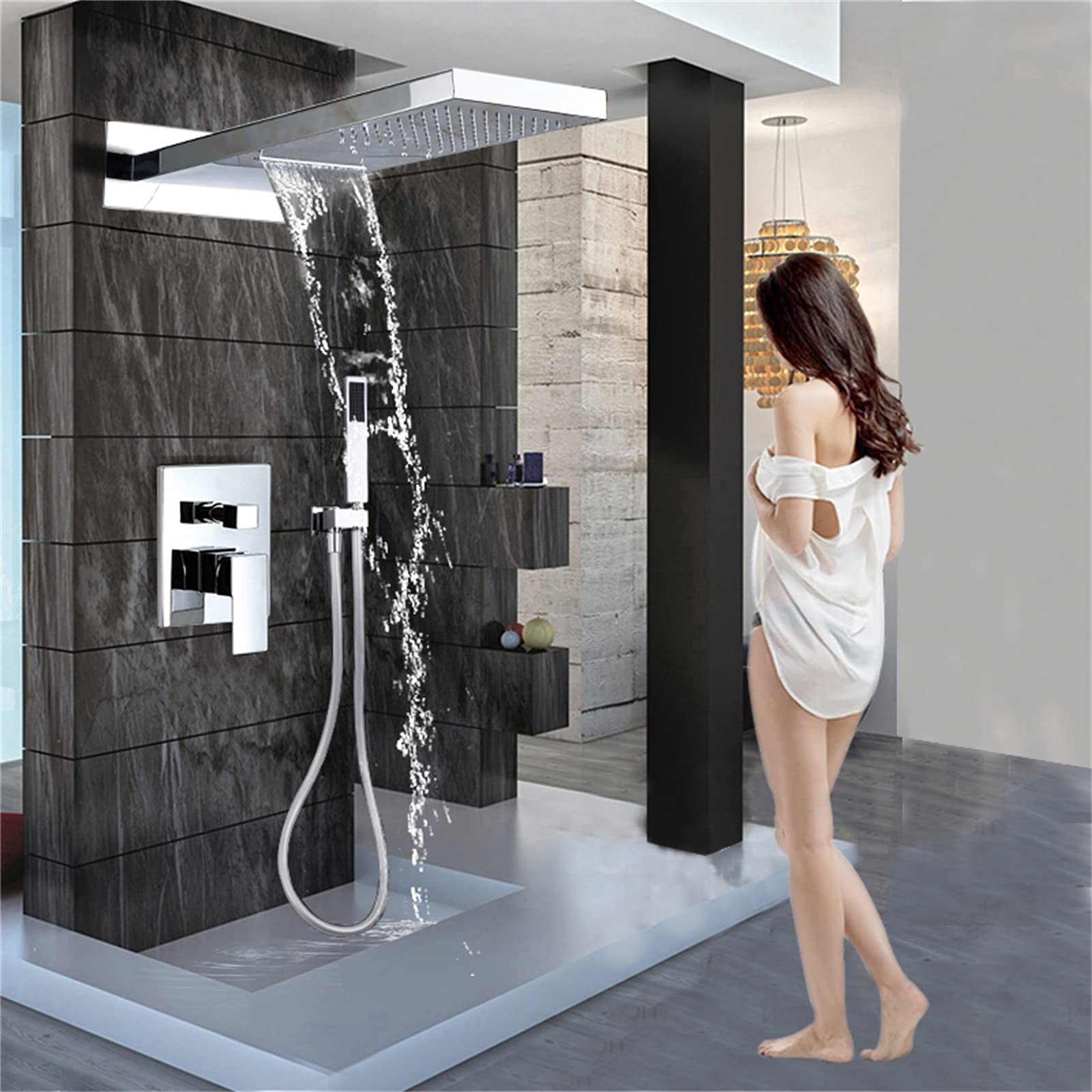 Robinet de douche de précipitations pour transformer votre salle de bain en spa privé