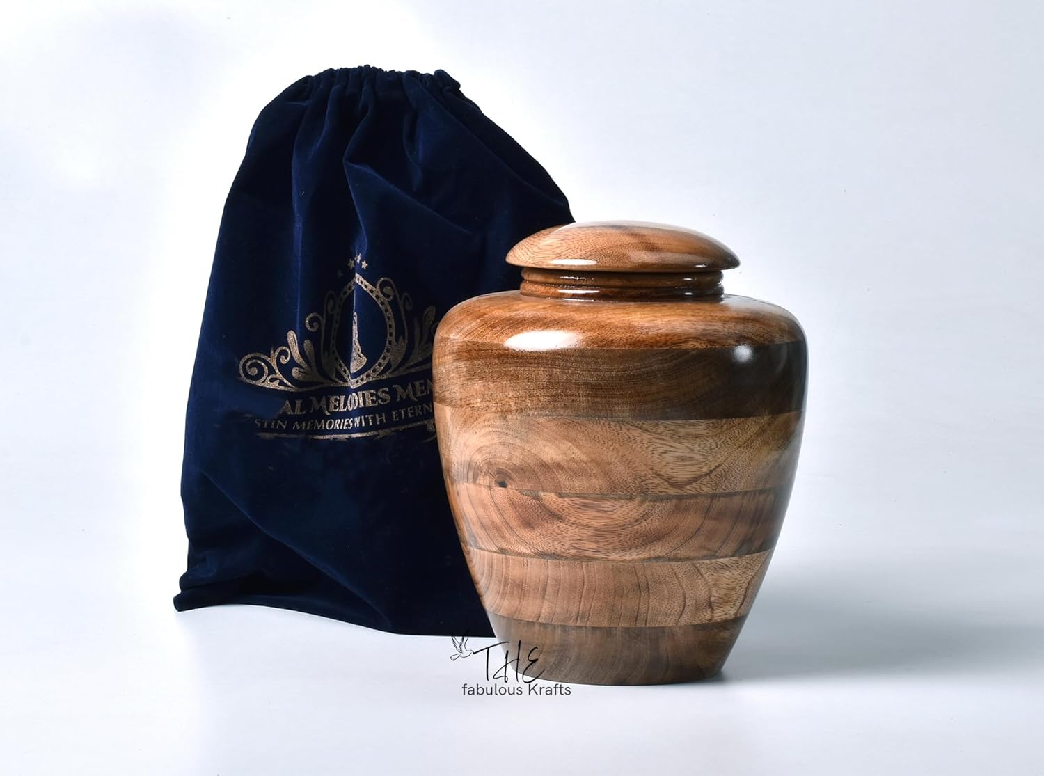 Mango Wood Urn (Small 120 lbs)