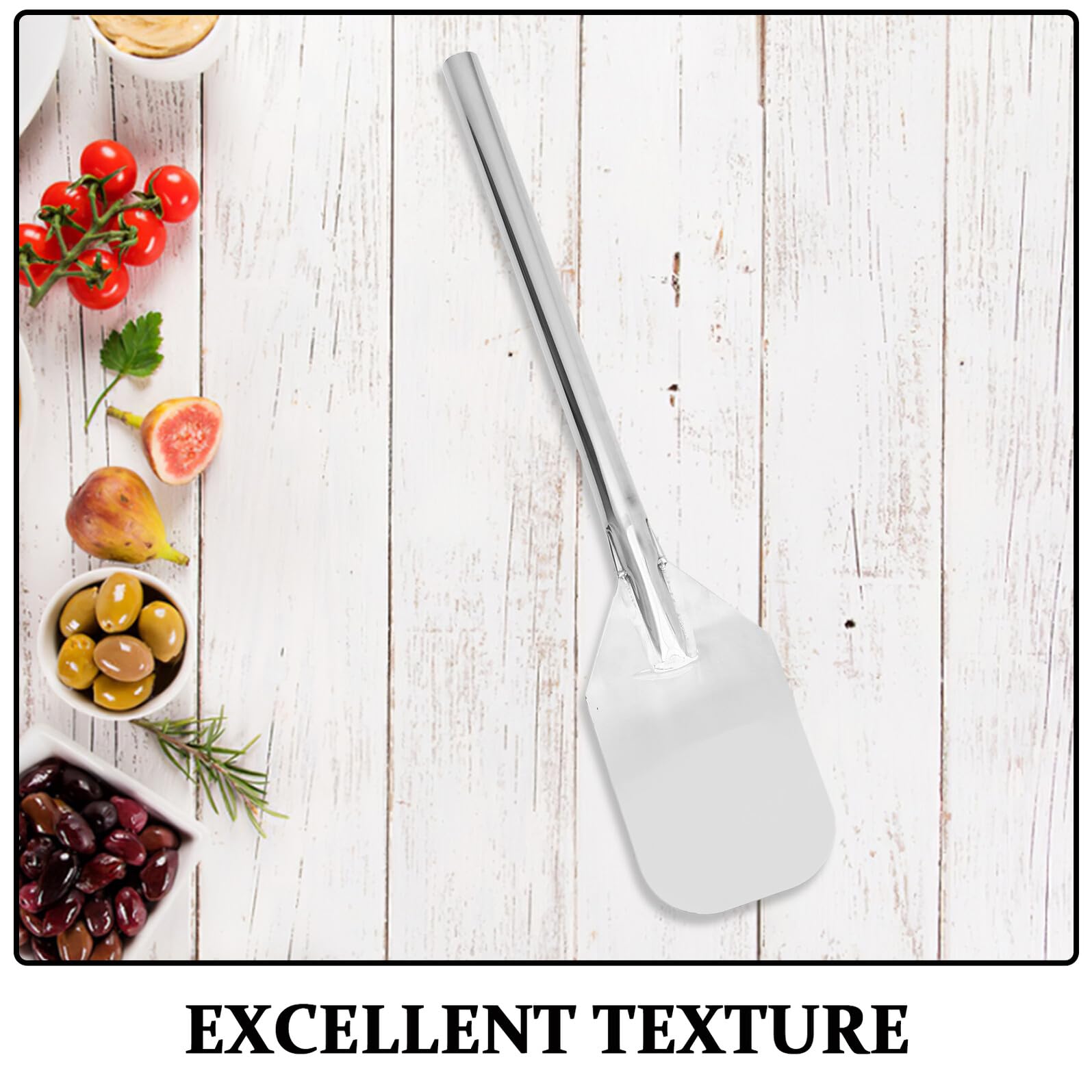 Paleta Agitadora de Acero Inoxidable de 24 Pulgadas Mango Ergonómico Largo para Mezcla en Cocción de Grandes Cantidades y Crawfish Boil