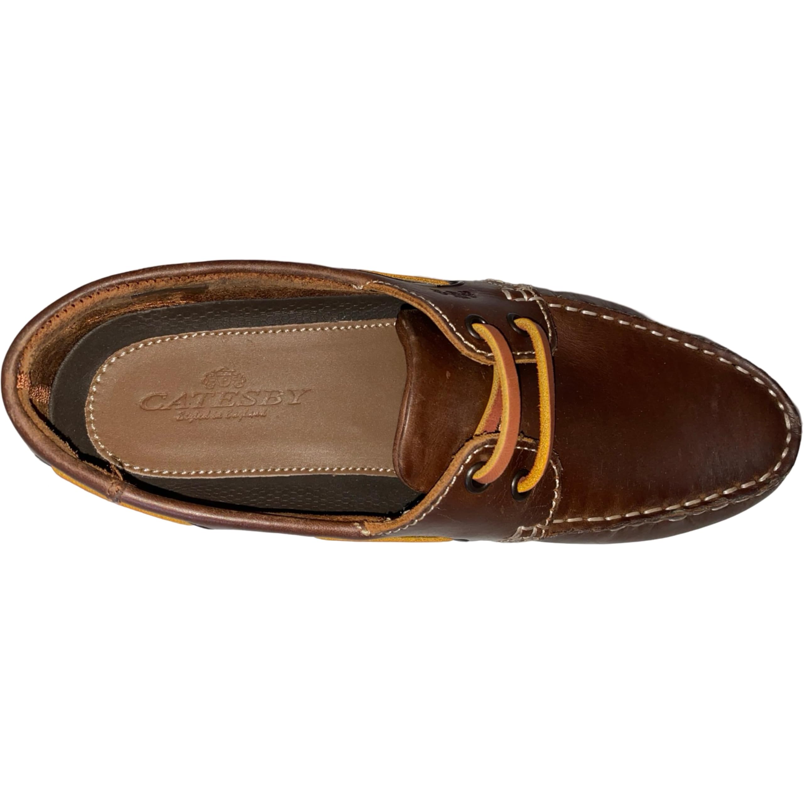 Catesby - Zapatos de plataforma estilo barco con cordones de piel nobuck para mujer