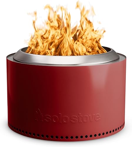 Miniatura 12 de Solo Stove Yukon - Paquete exclusivo de Amazon, hoguera sin humo con soporte, tapa y refugio, hoguera de acero inoxidable para quemar leña con