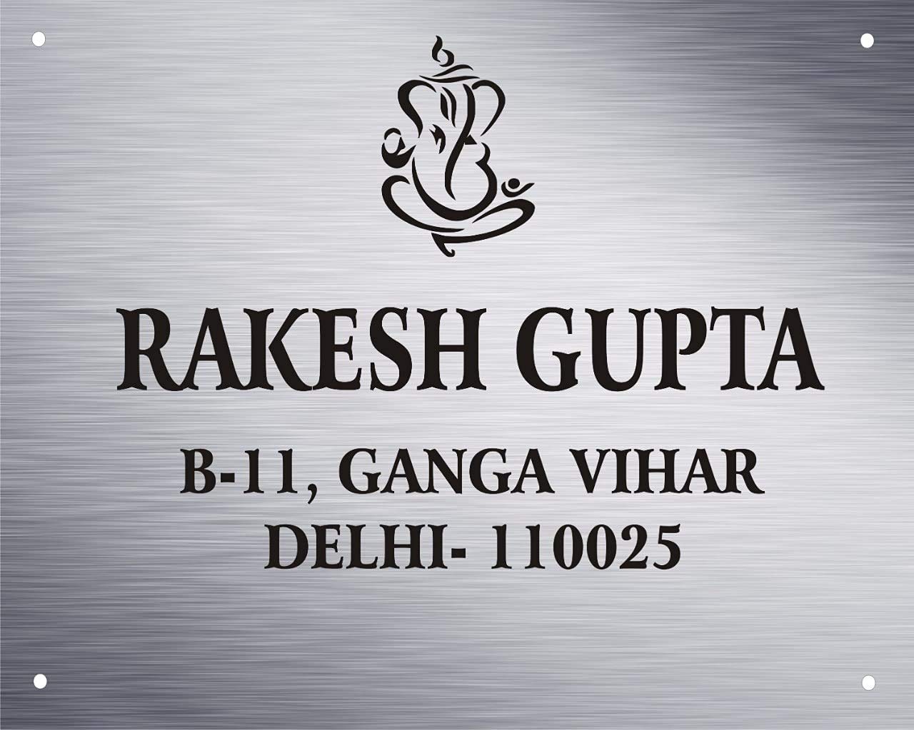 Akshat Enterprises Steel Name Plate (8 x 10)-image-14