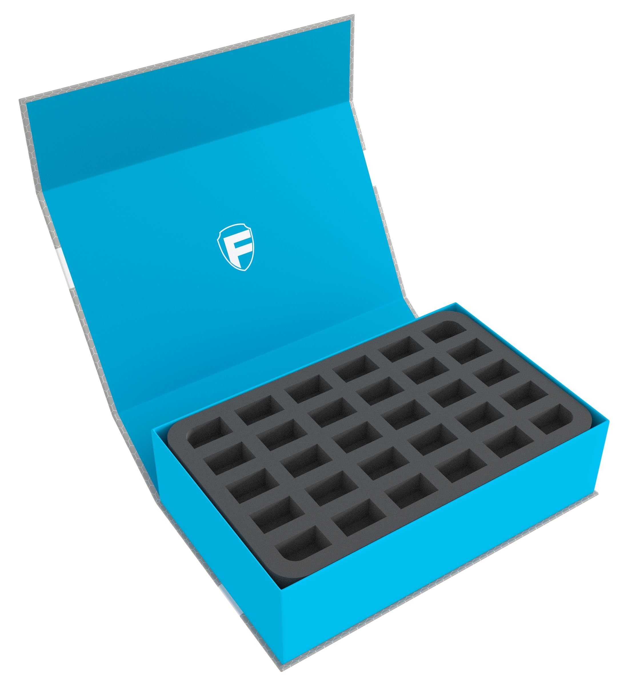 Feldherr Magnetic Box – Boîte De Transport Pour 40 Figurines 25 Mm, Mousse Allemande