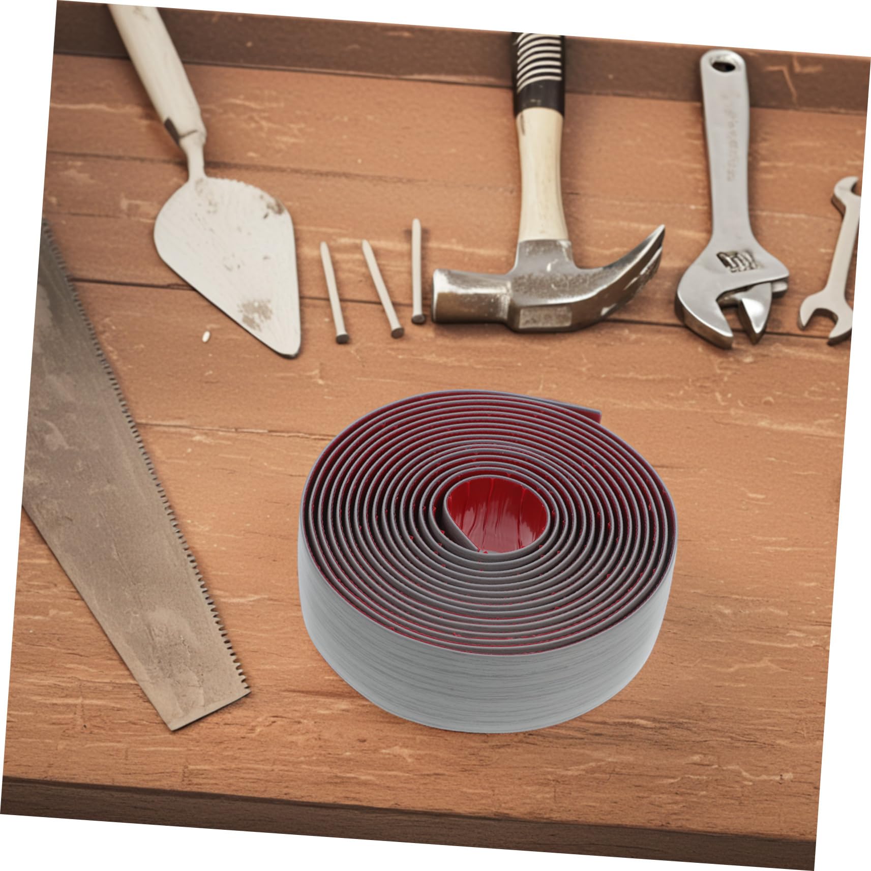 Gadpiparty 1rouleau Barre De Transition Autocollante Pour Sols Strip De Transition Pour Carrelage Et Moquette Design Plat Sécurisé Édging Pour De Vie Et