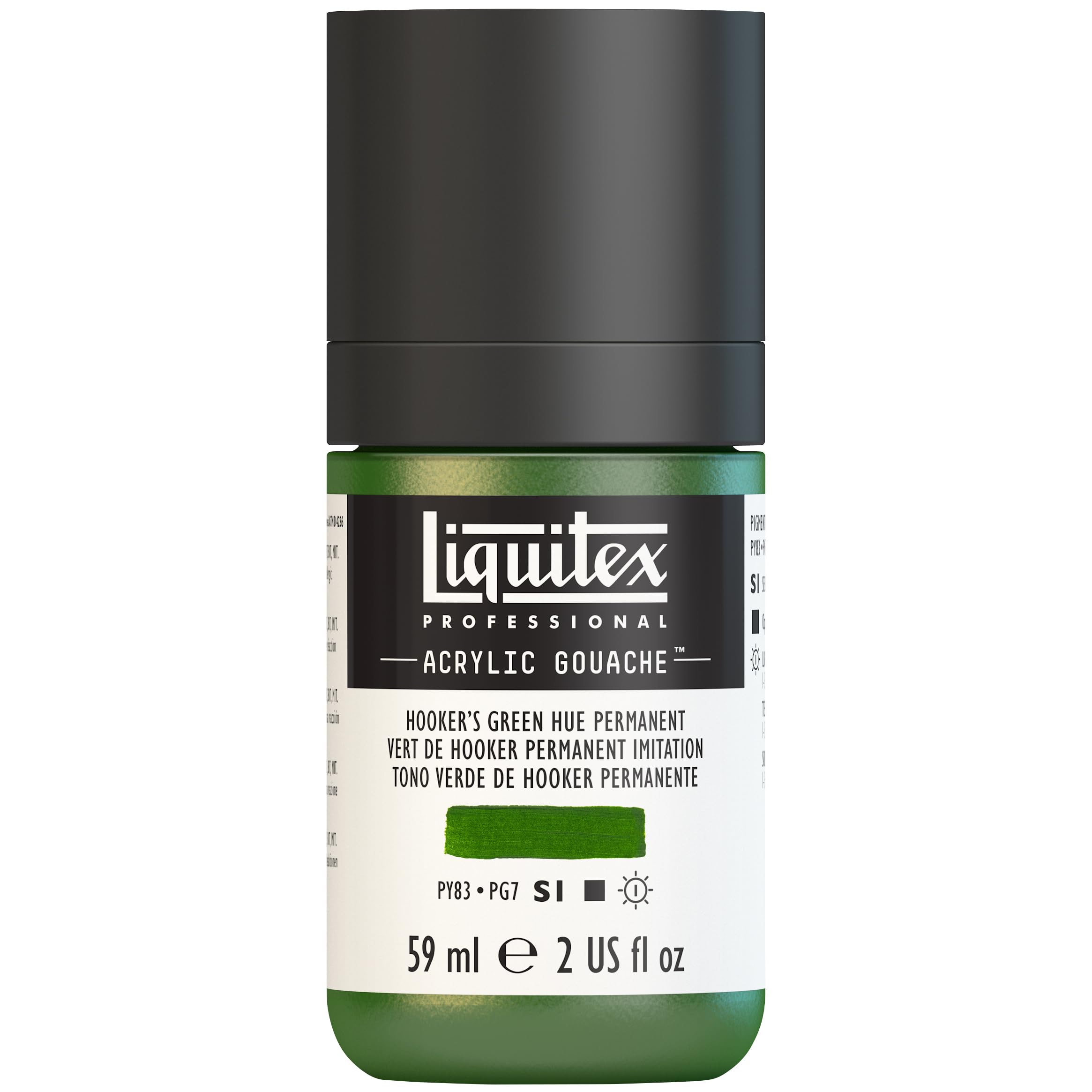 Liquitex Gouache Professional Hook.Green, Acrylic, Hooker's Green Hue Permanent, 59 ml (Pack of 1)