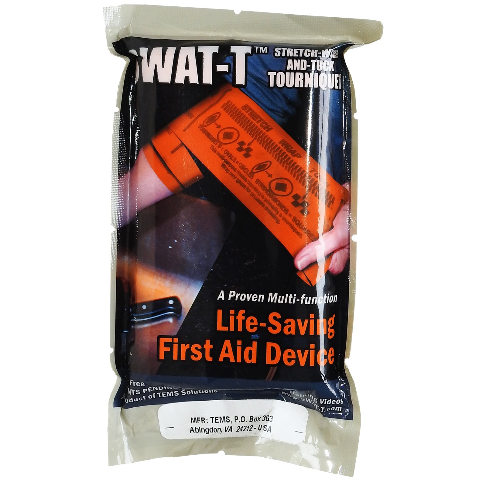 Swat-T® - Vendaje elástico de primeros auxilios para rescate de emergencia, control de palas y torniquetes