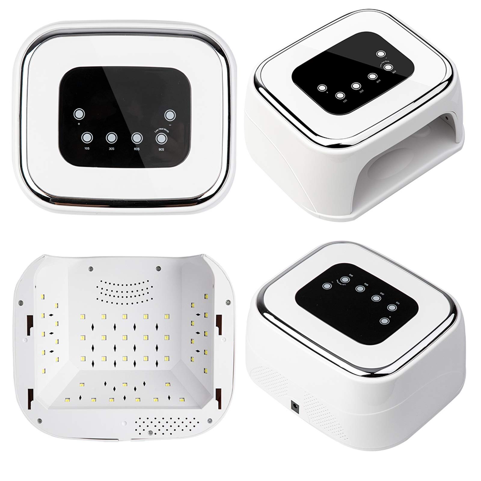 FAXIOAWA Lampada per Unghie per Lettore 99W Asciuga Smalto per Unghie 42 LED Lampada per polimerizzazione Unghie Lampada LED con rilevamento Automatico per Unghie Lettore Musicale