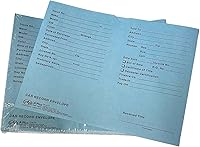 Vista 2 de A Plus Sobres de registro de coche #19 chaquetas para concesionarios de vehículos, cantidad de 100, azul (P15)