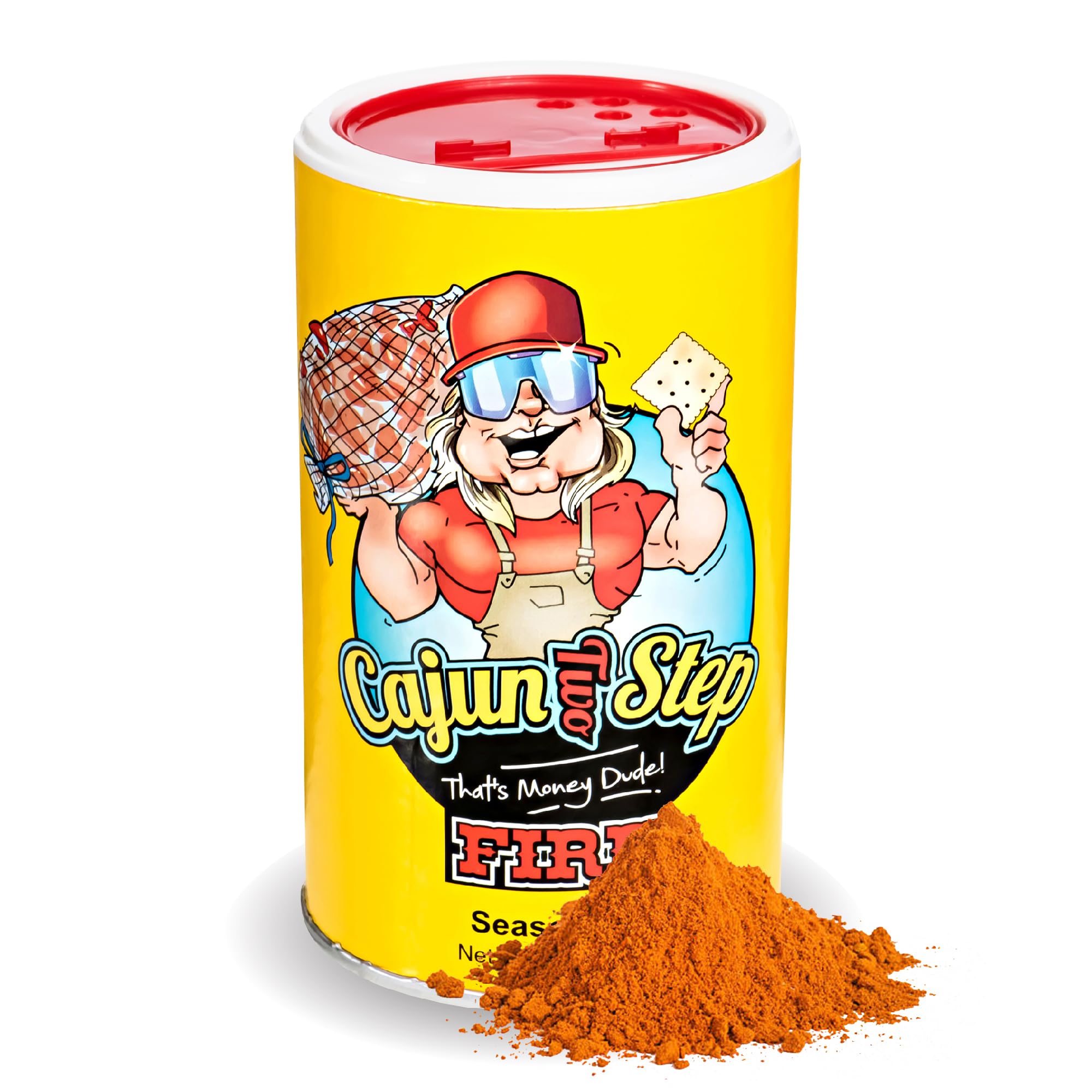 Cajun Two Step Seasoning by StaleKracker - 1 pck, Fire Seasoning for Authentic Creole Louisiana Cuisine (8 oz.)