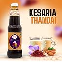 Guruji Kesaria Thandai, Traditional Indian Beverage Concentrate with Saffron | Best Kesariya Thandi | 1 Ltr Bottle gallery image