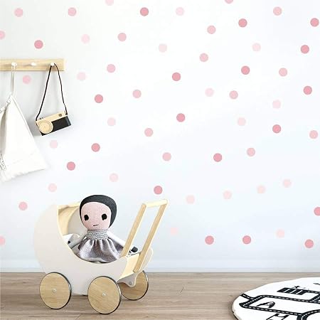 36 Adesivi Murali A Forma Di Cuore Rosa, Fiocco E Ciliegie – 4 Fogli Di PVC, Decorazioni Per Cameretta E San Valentino