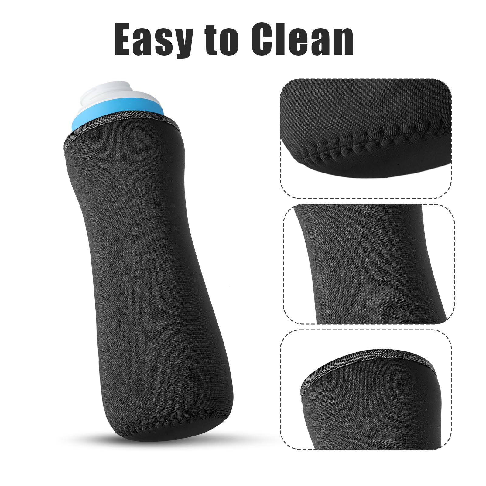 PEUTIER 2pcs Sleeve for Cirkul Water Bottle, 22oz Water Bottle Sleeve for Cirkul Plastic & Stainless Steel Bottle Neoprene Insulated Water Bottle Cover for Retaining Temperature - Image 3