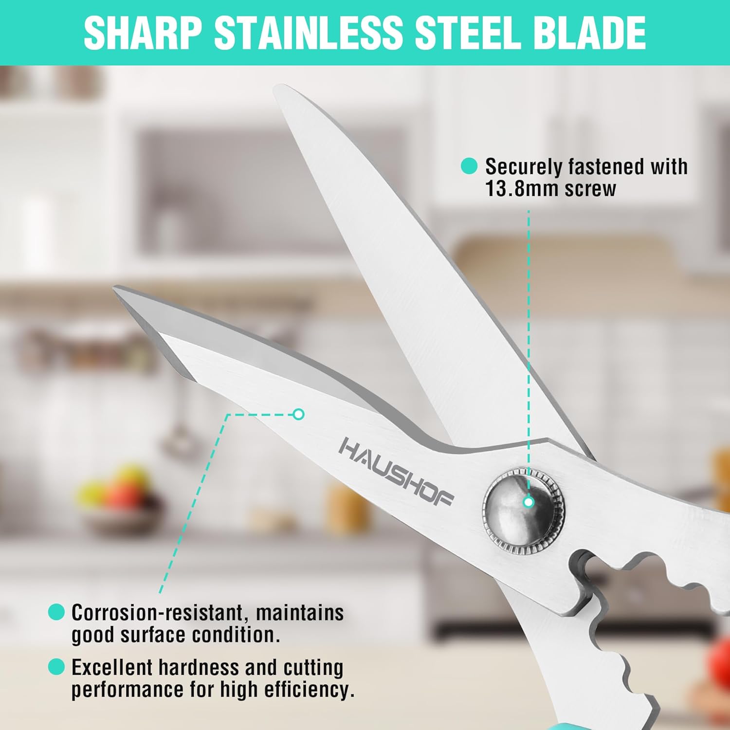 Kitchen Scissors for Food, Heavy Duty Kitchen Shears,