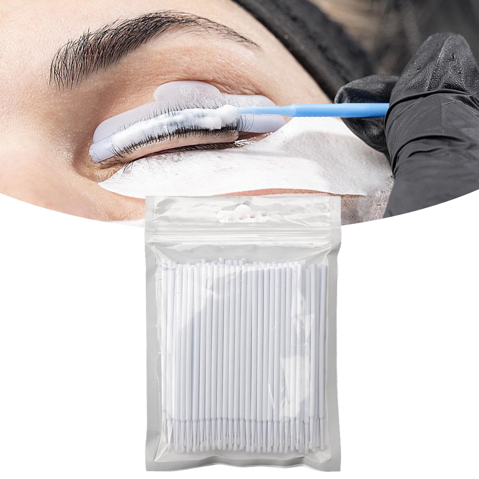 GAH Disposable Cotton Swabs Portable Double Tip for Professional Makeup Personal White-picture-13