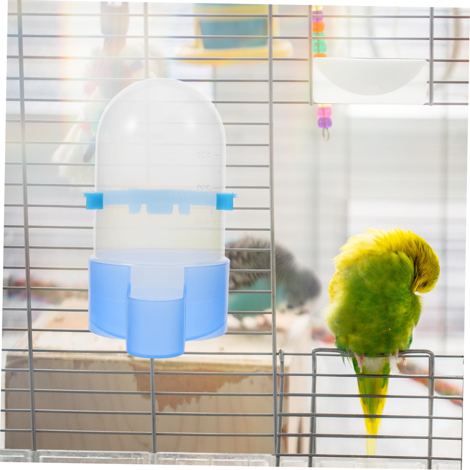 BESPORTBLE 5pièces Distributeur Eau Nourriture Automatique pour Oiseaux Abreuvoir Réutilisable pour Perroquets Et Autres Oiseaux Adapté pour Usage Intérieur Et Extérieur