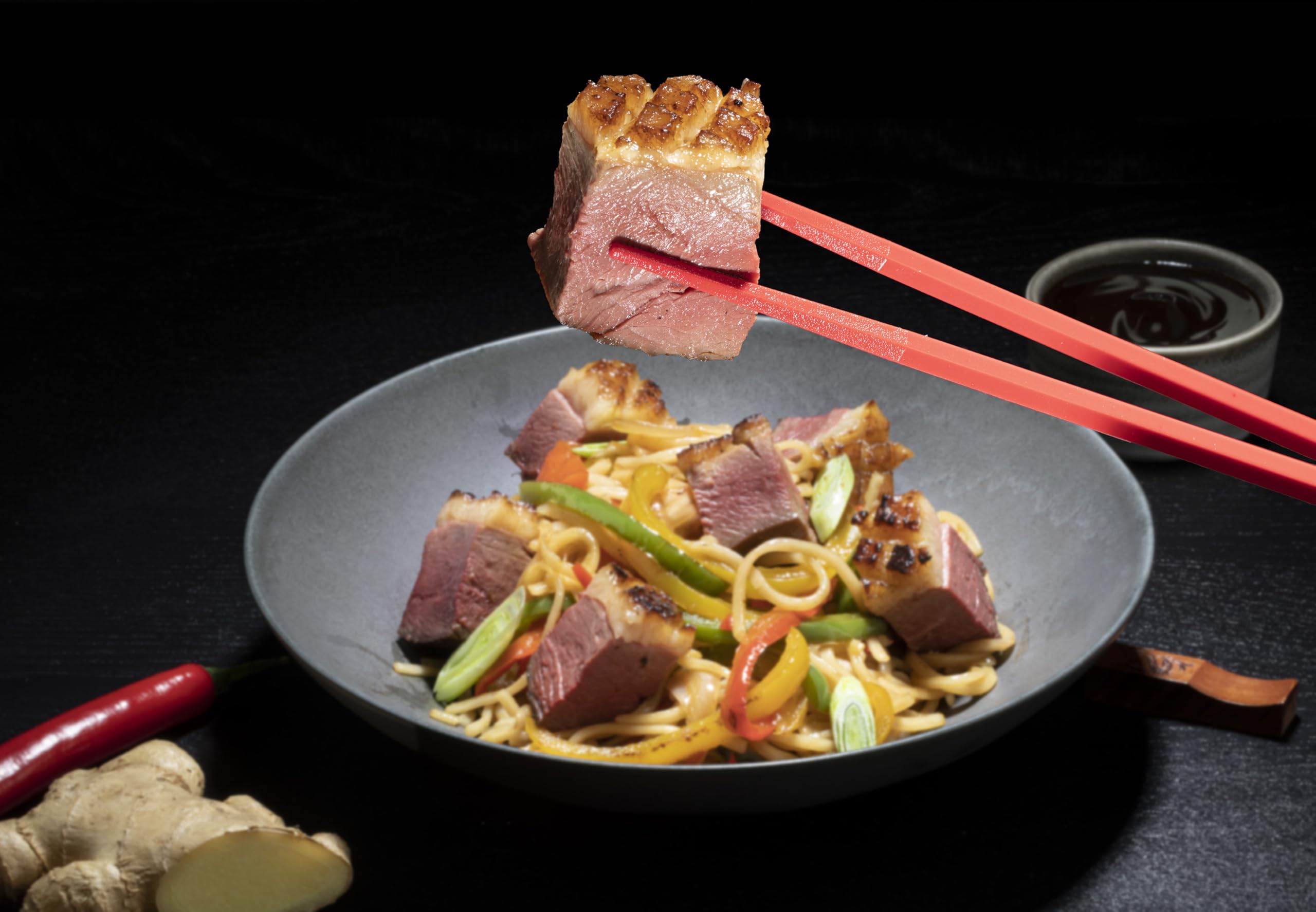 MALVASIA Magret de Pato "Calentar y Listo" - Magret de Pato TERIYAKI - 2 unidades *Plato Preparado Gourmet