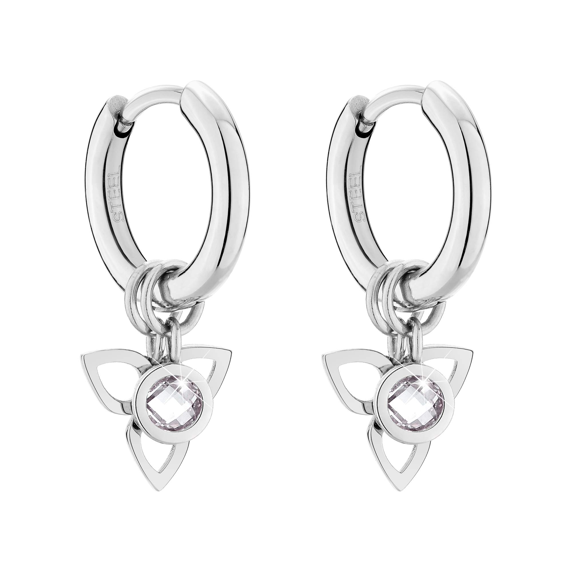 Tamaris, Standard, Stainless Steel, Cubic Zirconia,