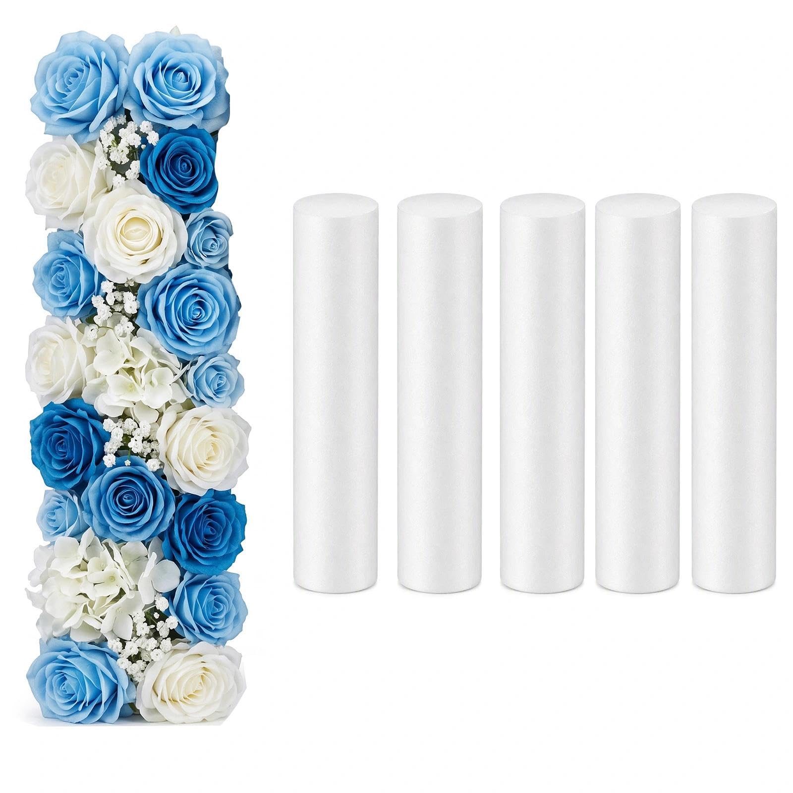 Foam Rods for Flower Arranging, Lightweight DIY Craft, Foam Rods for Floral Arrangements, for Florists and Home Projects Easy to Install and Remove Creative Floral Designs