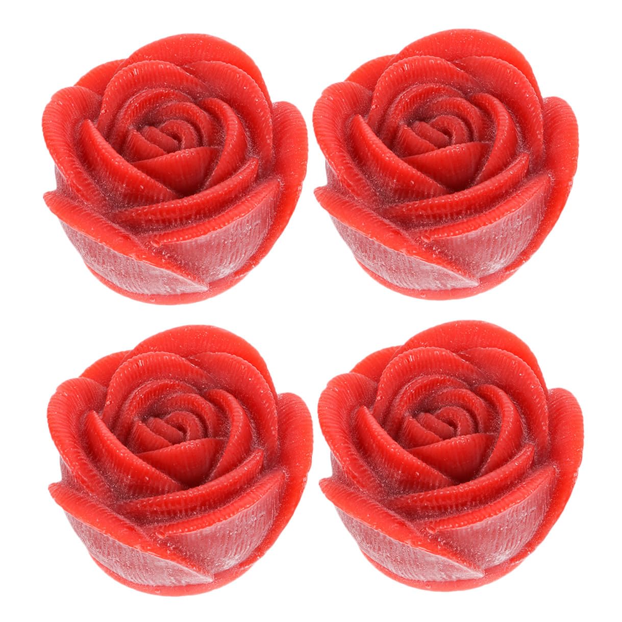 Bougies LED rose rouge sécurisées sans risque de brûlure pour enfants et animaux