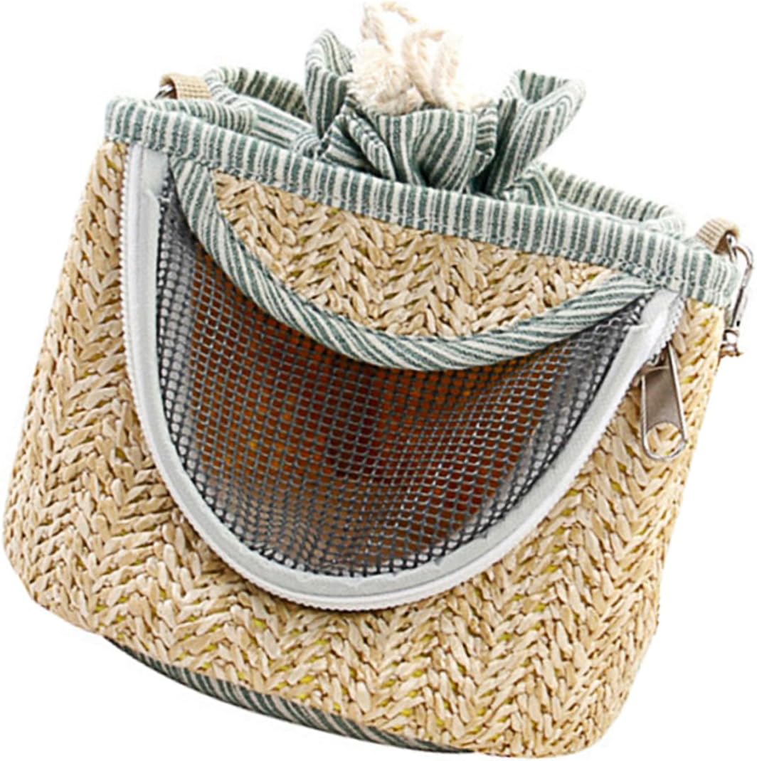 BESPORTBLE 1Pc Portable Pet Carrier Bag for Hamsters and Animals Zippered Design Random Colors for Travel and Secure and Cozy and Hammock