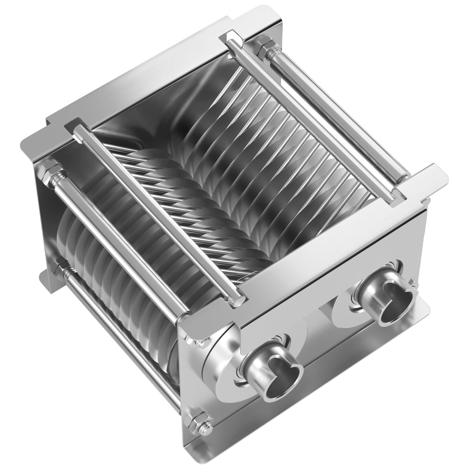 VEVOR Lame de coupe-viande commerciale, 7 mm, ensemble de lames pour machine à couper la viande SJY-DQ90, acier inoxydable, ensemble de lames de trancheuse à viande, pour viande désossée, légumes mous
