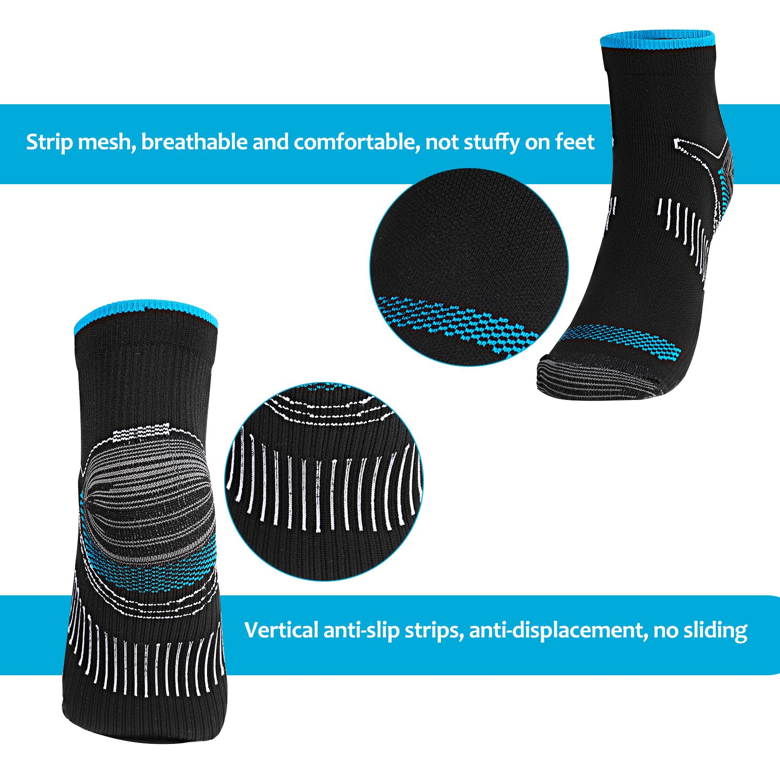 Radsocken 6 works Compression Socks for Men & Women - Image 3