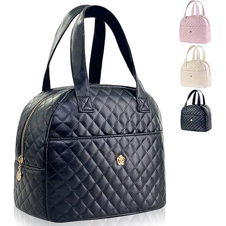 Insulated Quilted Lunch Bag: Style Meets Functionality