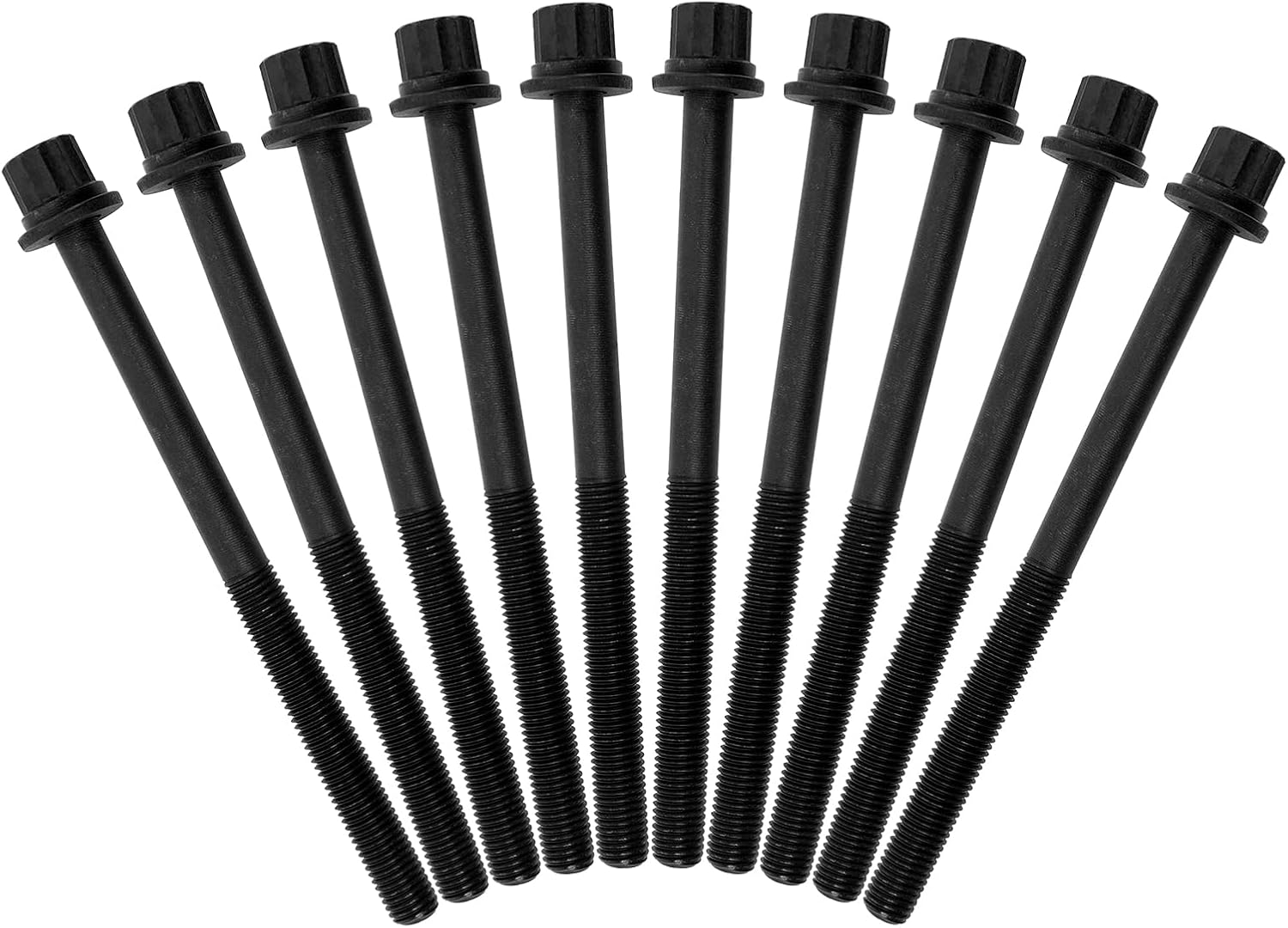 MOCA Head Bolt Sets Compatible with 02-06 for Acura RSX & 06-11 for Honda Civic 2.0L & 07-12 for Acura RDX 2.3L