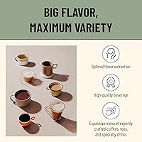 Vista 5 de Flavia Bright Tea Co. Chai Tea Latte Freshpacks funciona solo con cerveceros propios (caja de 72 paquetes frescos)