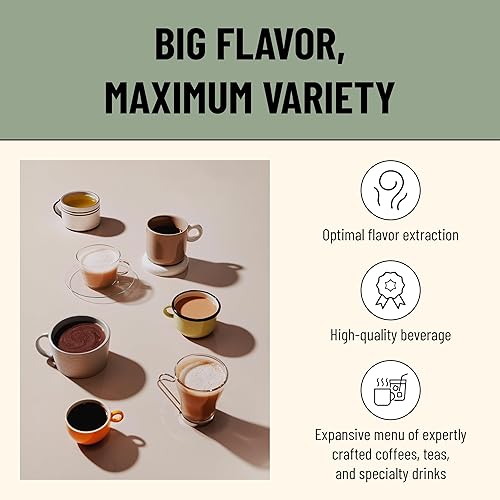 Miniatura 7 de ALTERRA - Paquetes de café tostado francés para cerveza MARS DRINKS FLAVIA, 20 paquetes