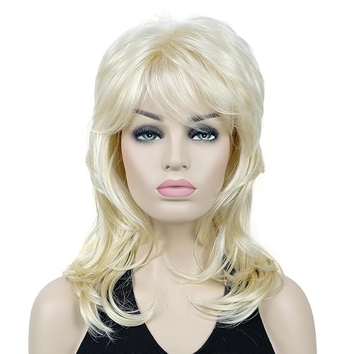 Miniatura 8 de Lydell Peluca larga y suave con reflejos rubios en capas (H16613)