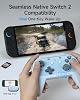 Controlador EasySMX S10C Pro para Switch 2 con despertar instantáneo, joysticks de efecto Hall, vibración HD, control de movimiento, 2 botones traseros, turbo, botones C, para Switch 2/Switch/PC/iOS/Android 3