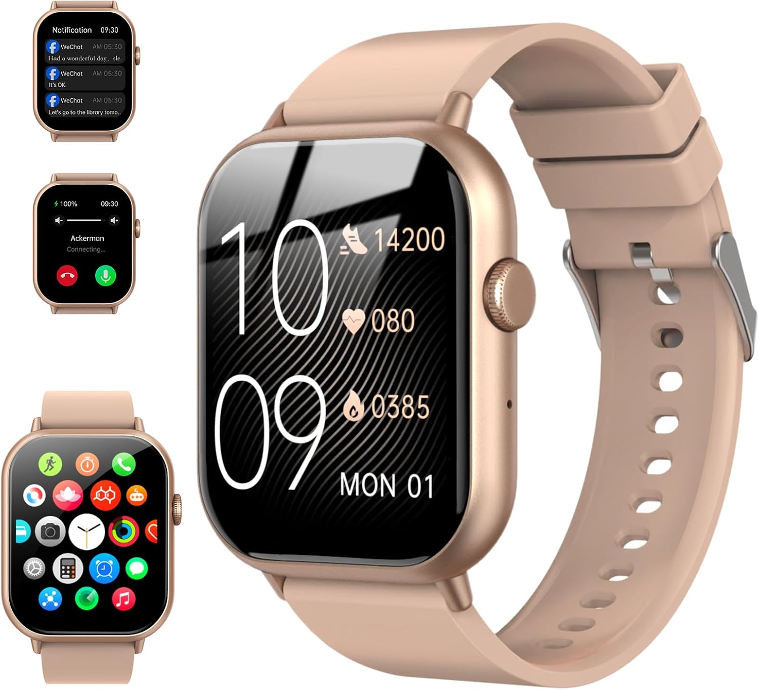 Smartwatch for Men & Women, 2.01″ Fitness...