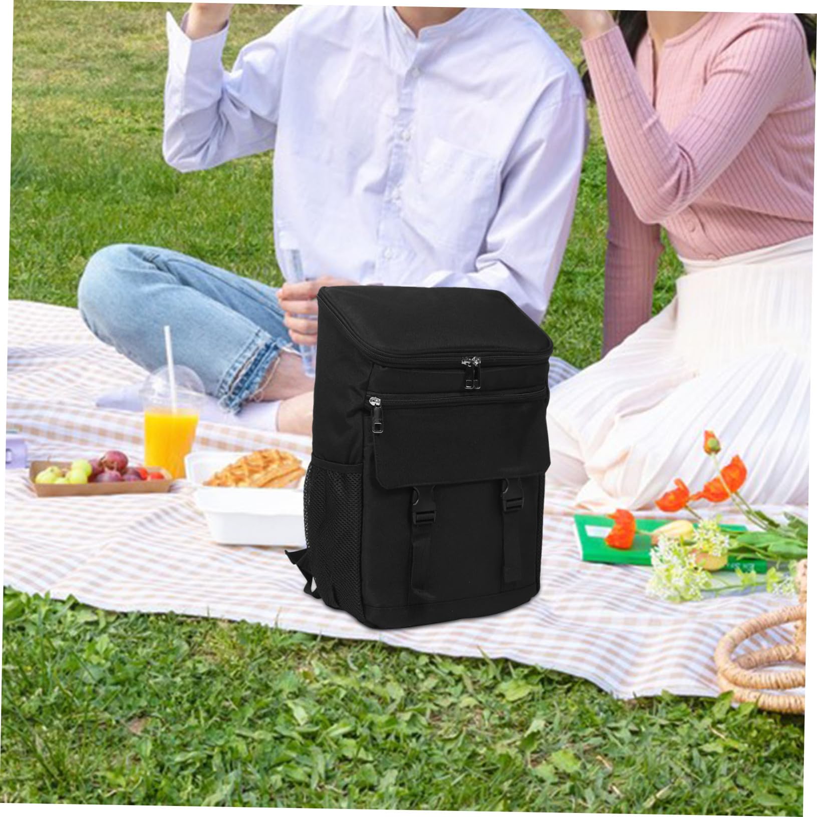 Borsa Termica Isolata di Perdite Sacchetto Isolante Termico per Picnic Viaggio Campeggio Portatile Leggero Grande Capacità per Uomini Donne