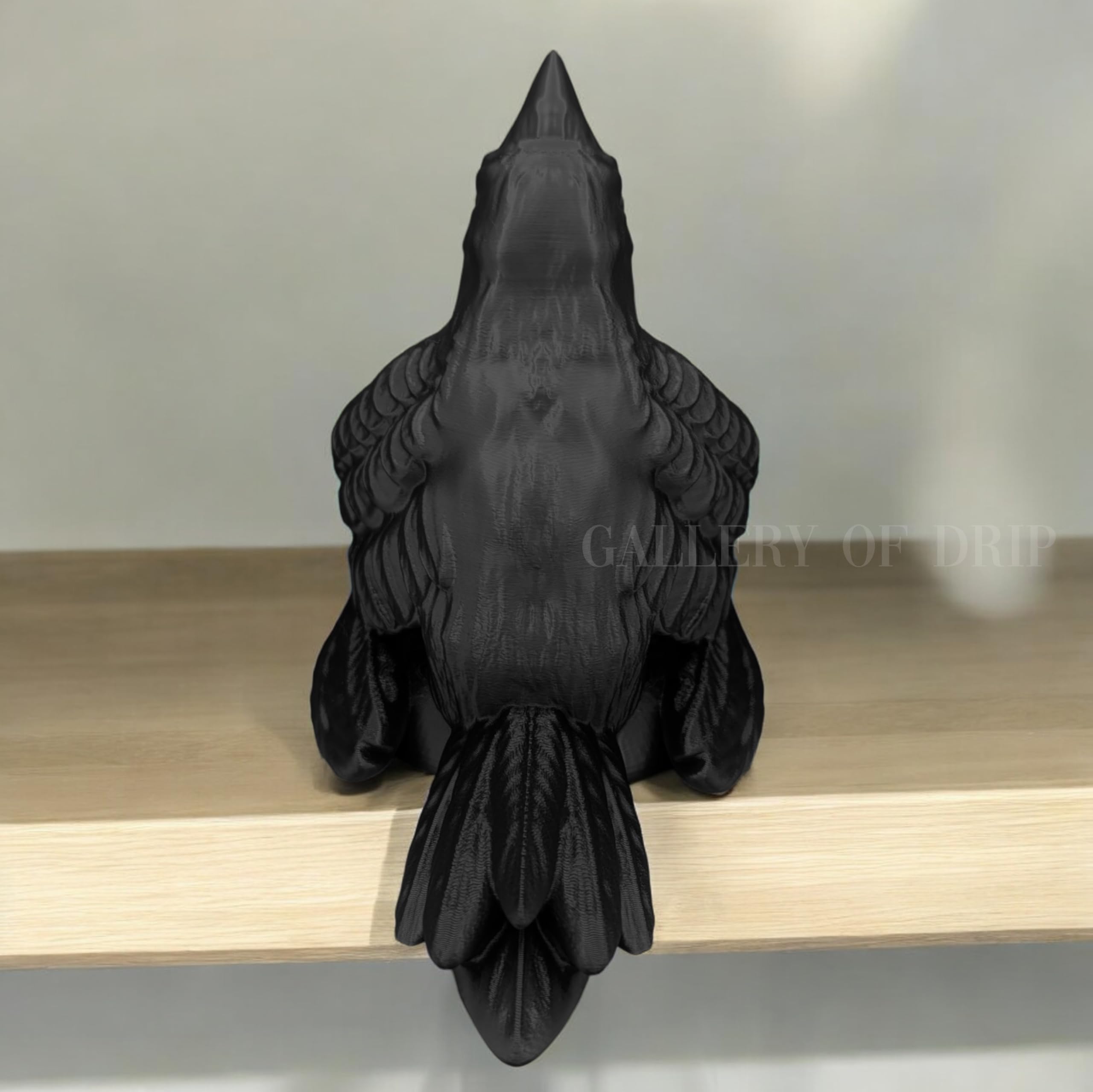 Incantevole torre di dadi Raven per appassionati di giochi di ruolo, accessorio perfetto per dungeons and dragons, ideale per DND, corvo, uccello, gotico, dadi e regali, Warhammer, giochi fantasy, da