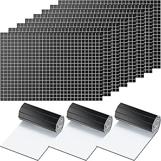 Self-Adhesive Mirrors Mosaic Tiles Real Glass Craft Mini Square Glass Mosaic Stickers Mini Mirror Stickers for DIY Disco G...