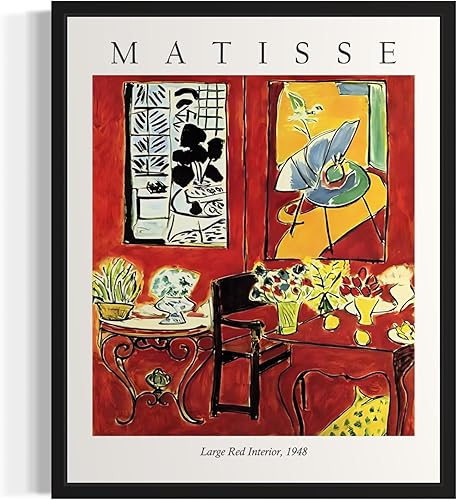 Miniatura 17 de Reproducción artística de Henri Matisse en póster, arte de pared de Matisse para exhibición en decoración de pared, decoración para dormitorio,