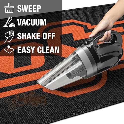 Miniatura 6 de Campus Lab Tapete antideslizante de bienvenida de la Universidad Estatal de Oklahoma, 20 x 31.5 pulgadas, tapete de puerta de marca primaria para