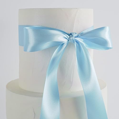 Vista 200 de MEEDEE Orange Satin Ribbon - 1.5 inch Double Faced Satin Ribbon, 50 Yards - Neon Tangerine - For Christmas, Thanksgiving, Halloween, Weddings