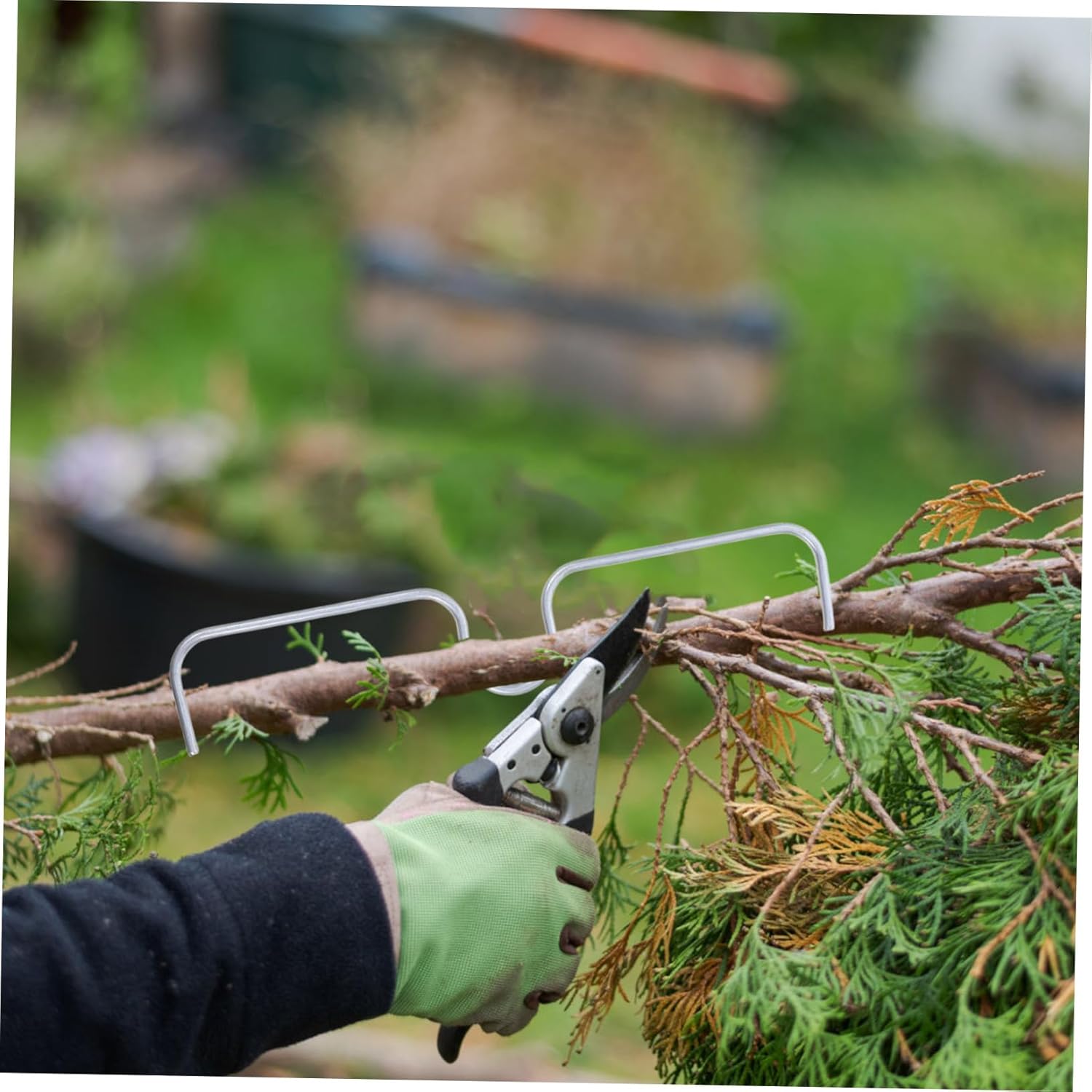 UPKOCH 21pcs Fruit Tree Branch Spreader Tool Shaped Metal Puller for Branch Shaping and Support Lightweight and for Gardening and Orchard Use