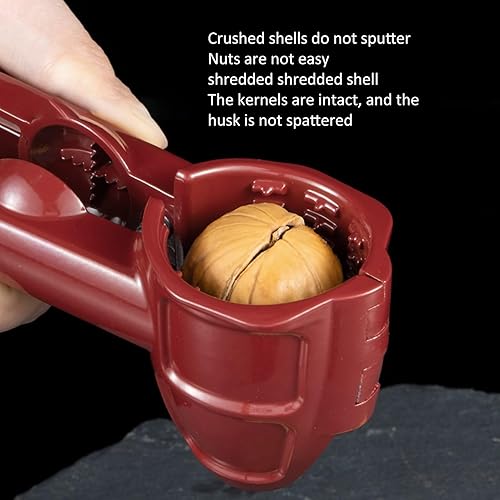 Miniatura 8 de Herramienta de cascanueces de nuez, abridor de nueces multifuncional, cortador divisor de nueces, para todas las nueces, avellanas, almendras,