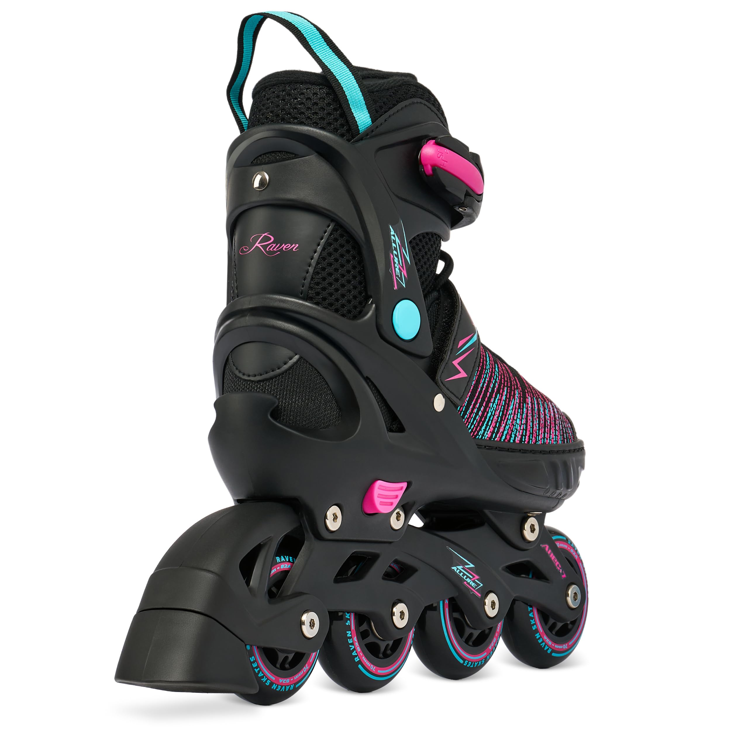 RAVEN 2in1 Pattini da ghiaccio Pattini in linea Inline Skates per bambini, adulti, ragazze e donne regolabili