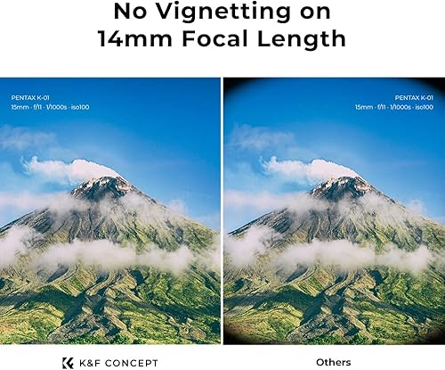 Miniatura 6 de K&F Concept Filtro de protección UV MC de 3.740in con 28 revestimientos multicapa HDhidrofóbicoresistente a los arañazos, filtro UV ultra delgado