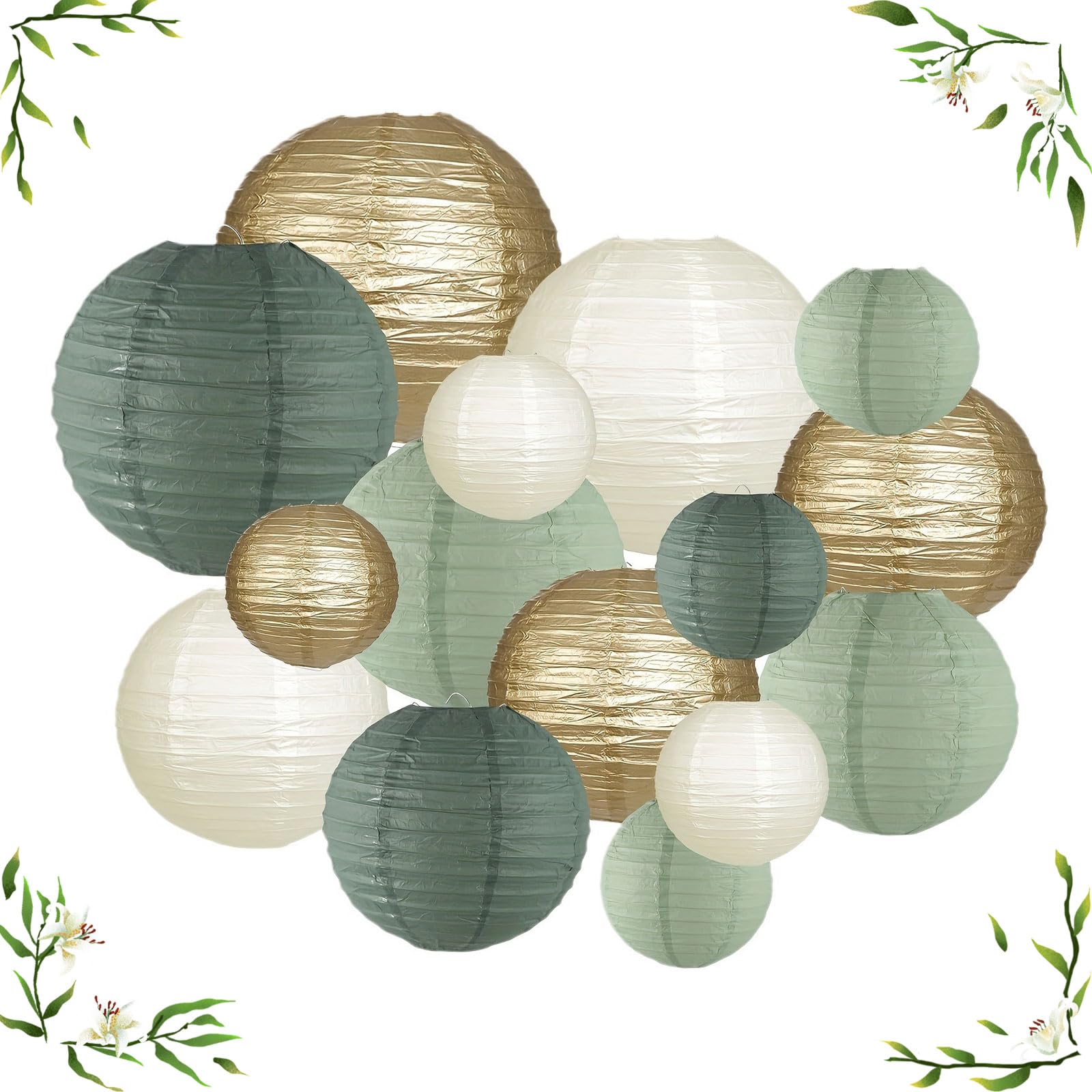 Baby shower - Papier - Navy - Lampionnen kopen? | Korting tot 31