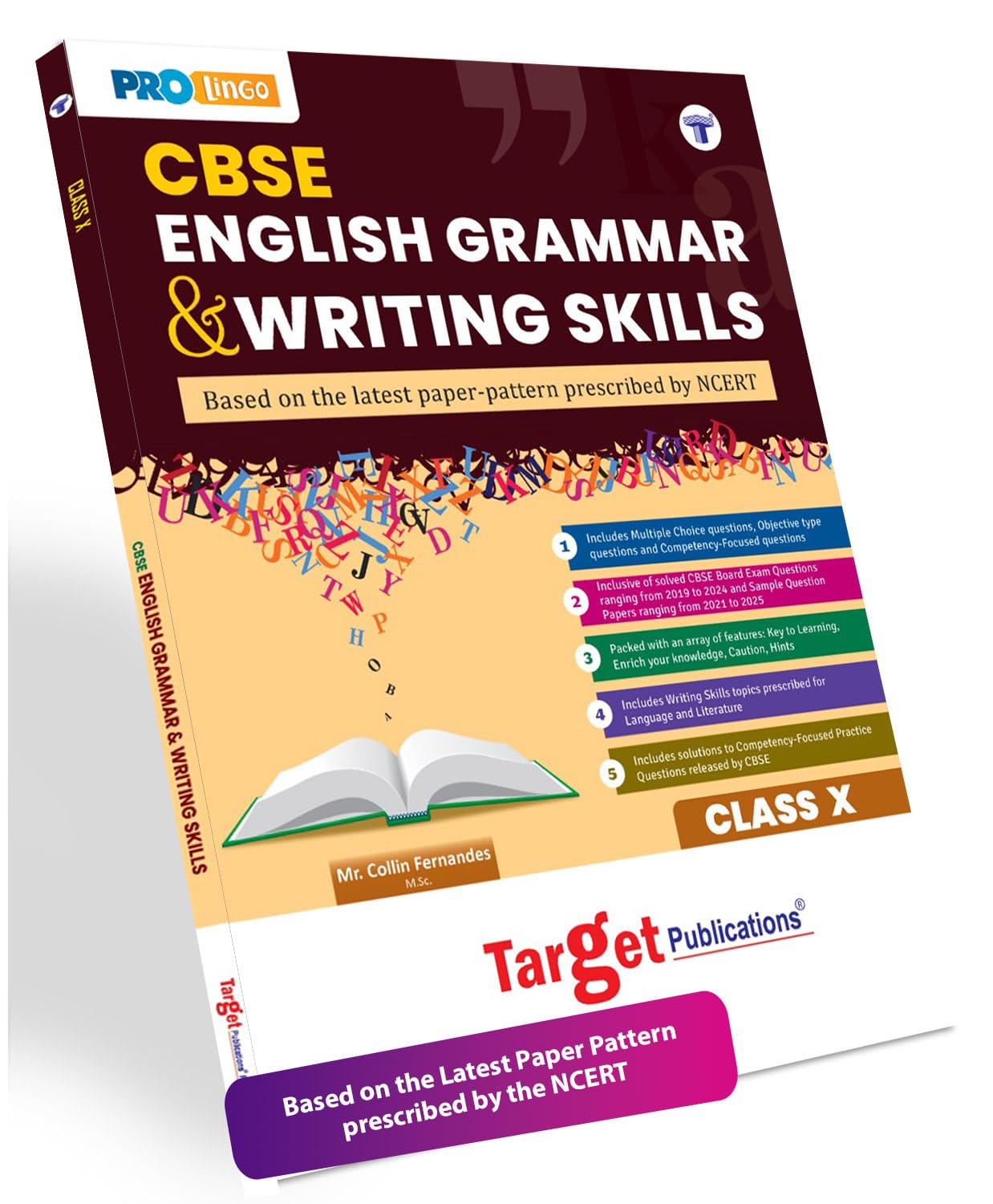 CBSE Class 10 English Grammar Notes Book | Solved and Practice Exercises based on NCERT Syllabus | Topicwise X CBSE Board Exam Questions with Solution