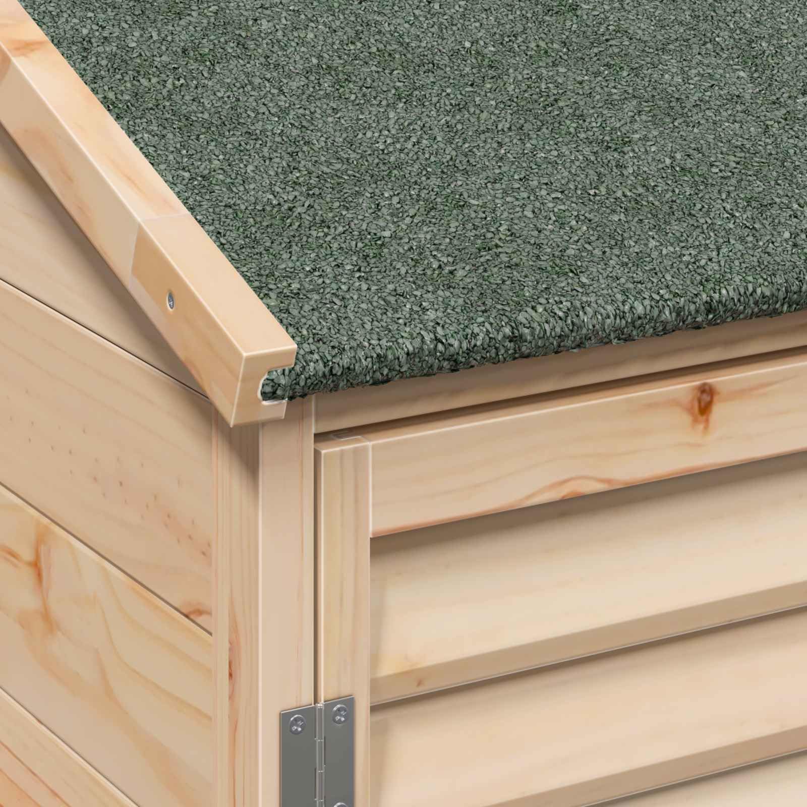 vidaXL Shed ogrodowy naturalny 106 x 56 x 113,5 cm Drewno Świerkowe