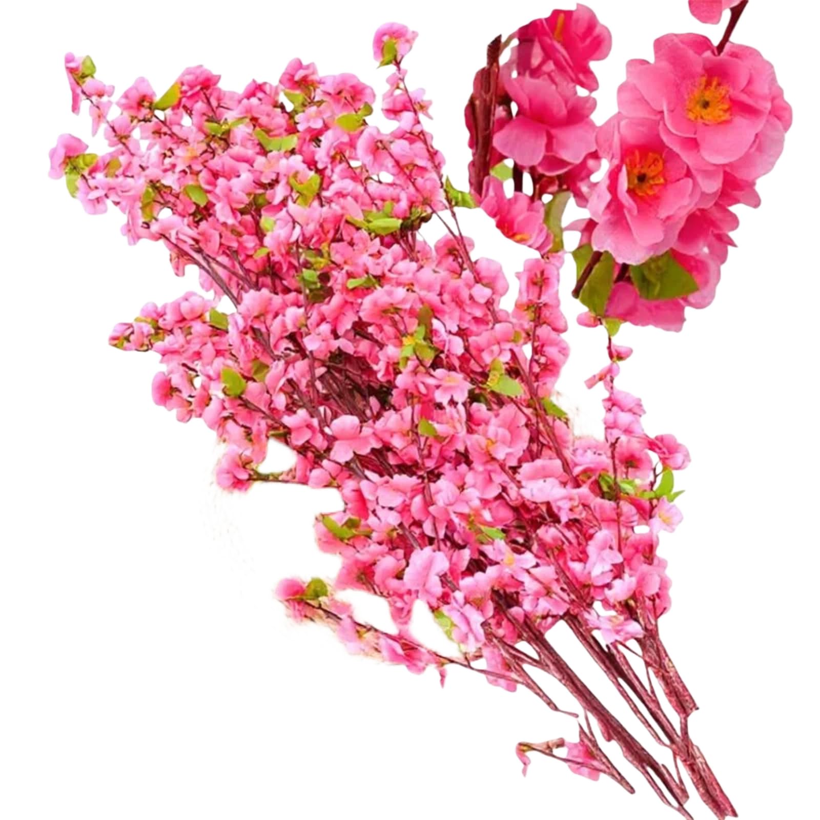 FCHXXDAD Simulated Peach Blossom Plum Blossom Branch Plastic Single Flower Wedding Decoration